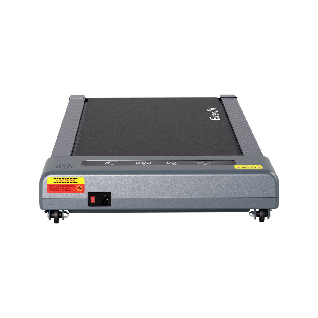Everfit Treadmill Electric Walking Pad Incline Under Desk Home Gym 380mm Grey