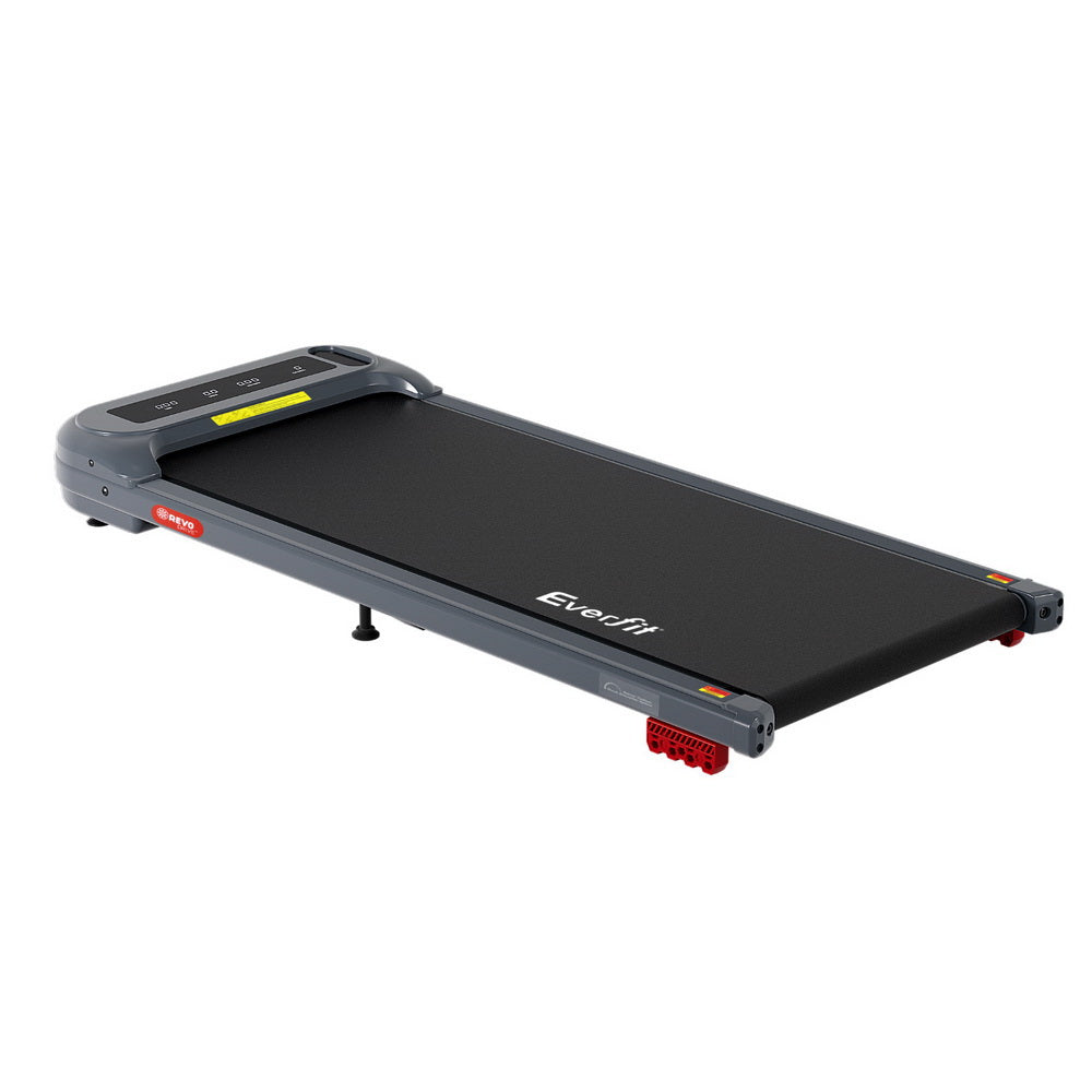 Everfit Treadmill Electric Walking Pad with Incline Under Desk Home Gym Grey