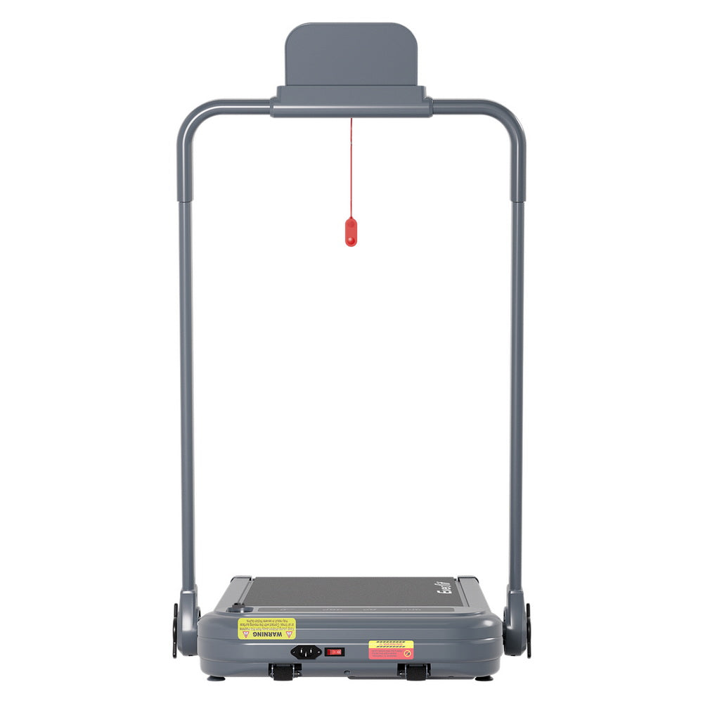 Everfit Treadmill Electric Walking Pad with Incline Foldable for Home Gym Grey