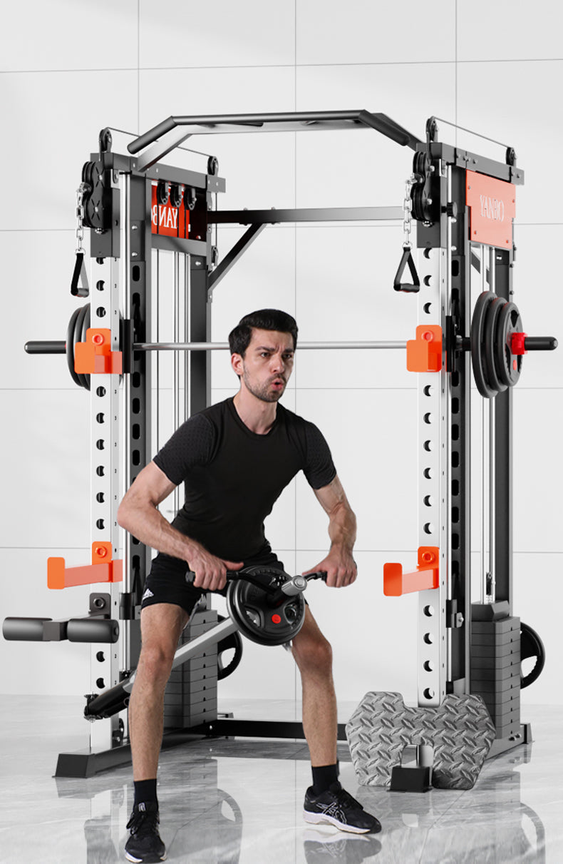 SmartFit M1 Max 130kg Pin Loaded Multi Functional Training Smith Machine Home Gym Power Rack Machine