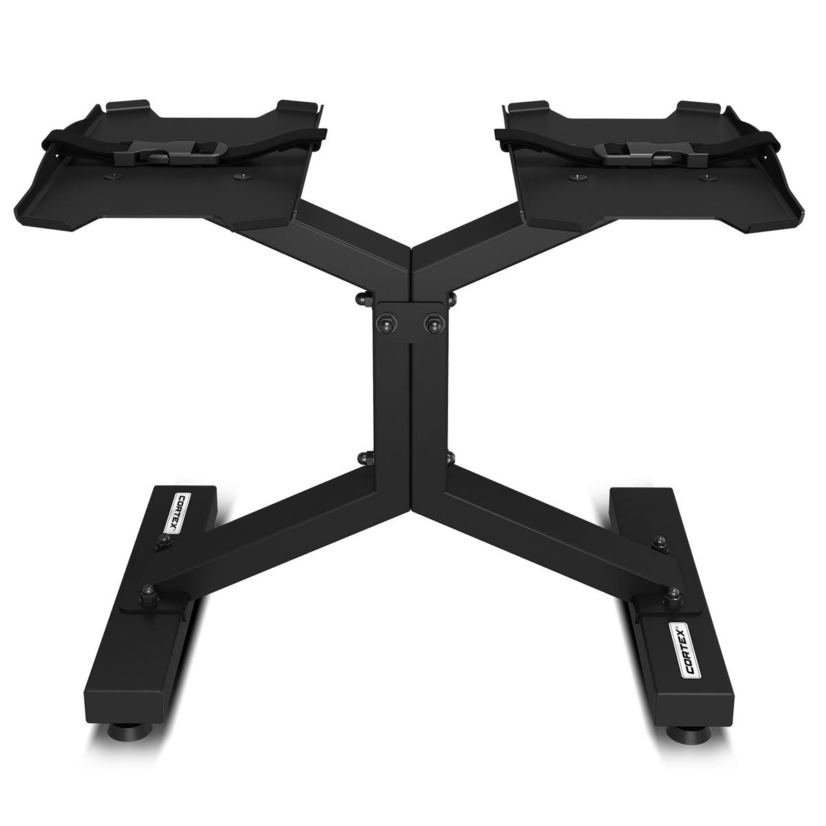 CORTEX Revolock V2 80kg Pair Set Adjustable Steel Dumbbell Barbell All-in-One with Stand