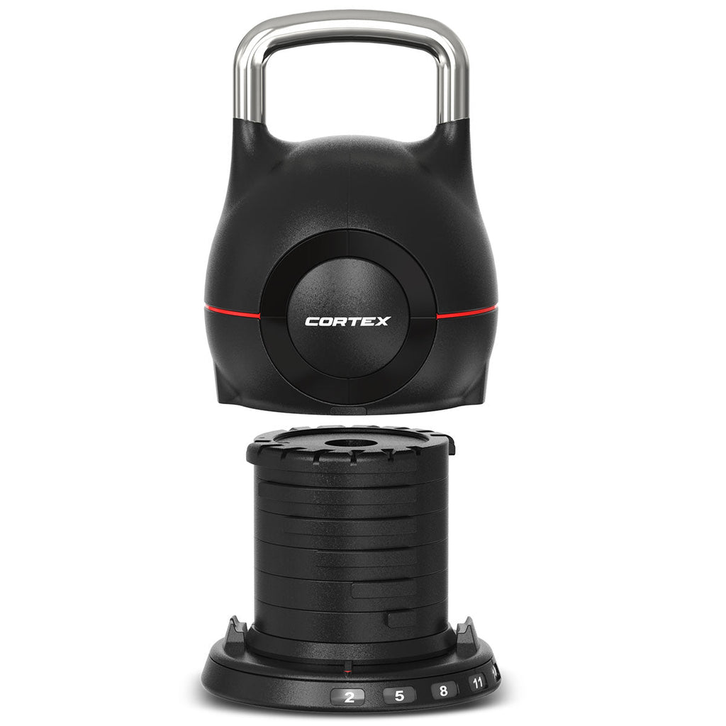 CORTEX 7-in-1 RevoLock Quick Adjust 20kg Kettlebell