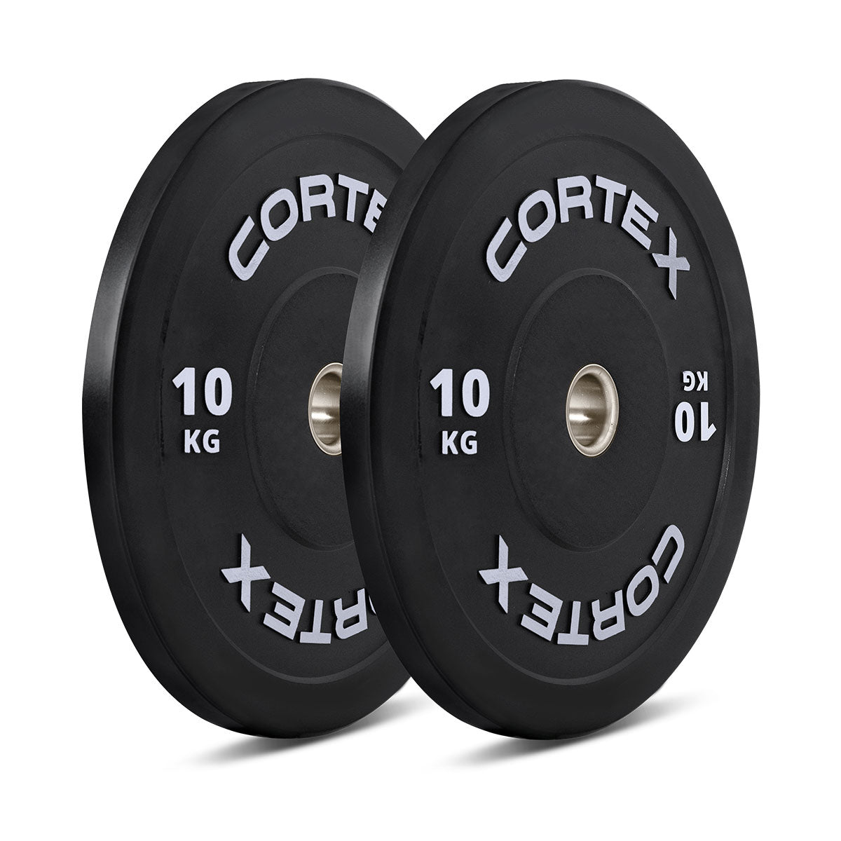 CORTEX 70kg Black Series V3 Rubber Olympic Bumper Plate Set A