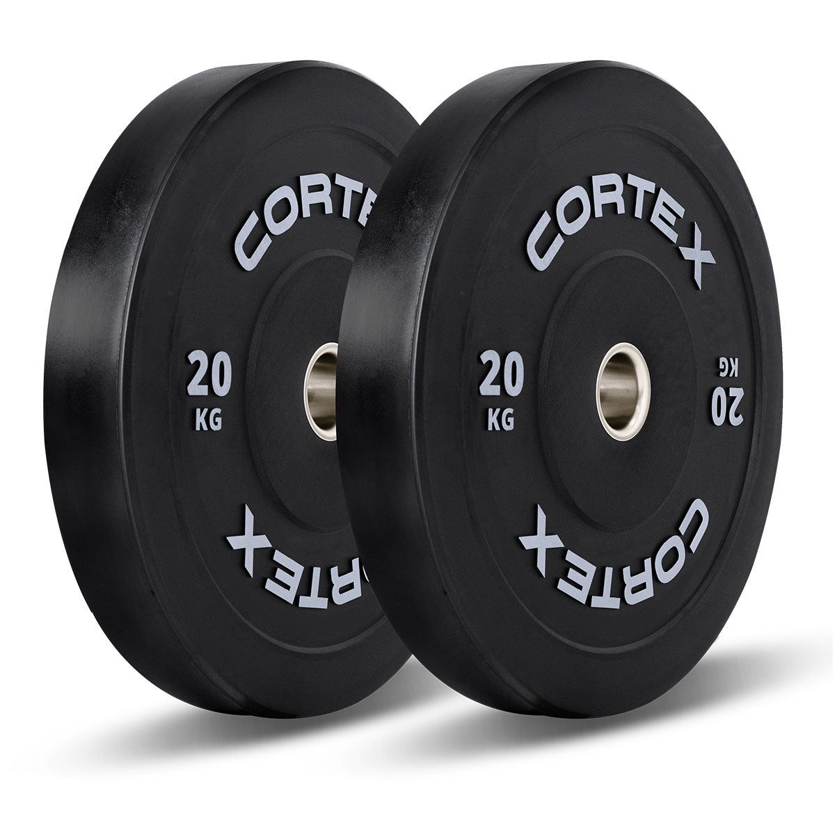 CORTEX 70kg Black Series V3 Rubber Olympic Bumper Plate Set A